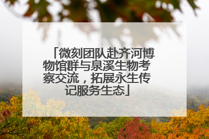 微刻团队赴齐河博物馆群与泉溪生物考察交流，拓展永生传记服务生态